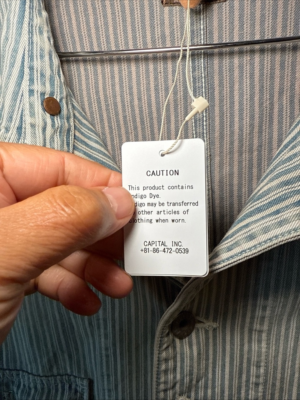 NWT Kapital brand Liberty Hickoree Cactus Coverall Unisex Japan Jacket Men's XXL - Picture 4 of 15